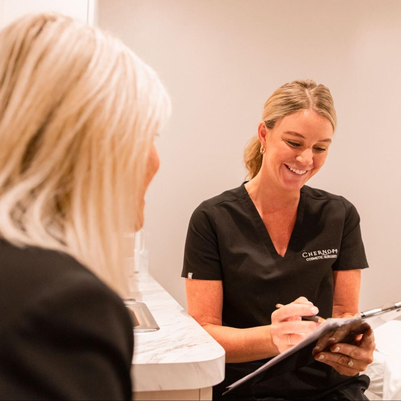 before and after forehead lines after wrinkle treatment in Indianapolis